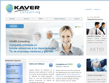 Tablet Screenshot of kaver-consulting.com